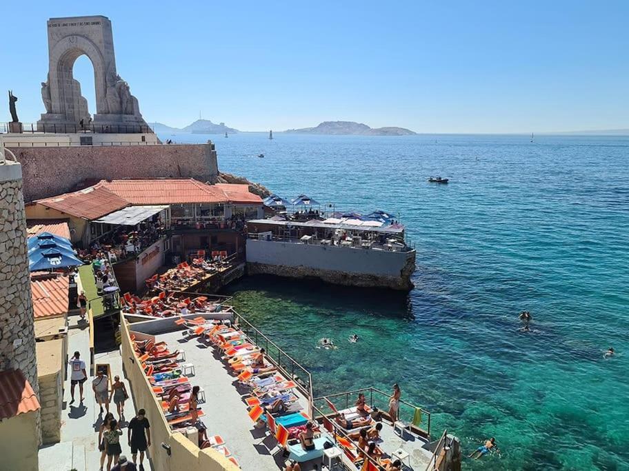 Ferienwohnung Grand Large Sur La Corniche Marseille Par Conciergerie By Sam Exterior foto