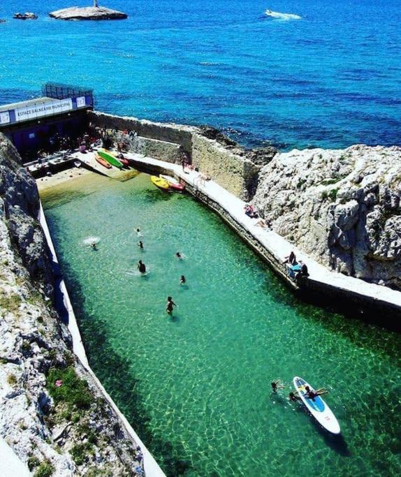 Ferienwohnung Grand Large Sur La Corniche Marseille Par Conciergerie By Sam Exterior foto